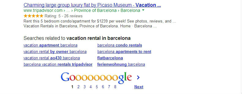 Google Similar Search Example