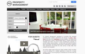 Vacation Rental Website Samples: FG Property Management