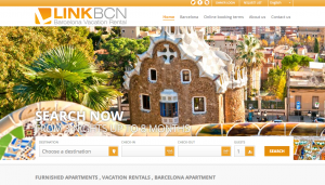 Vacation Rental Website Samples: LinkBCN